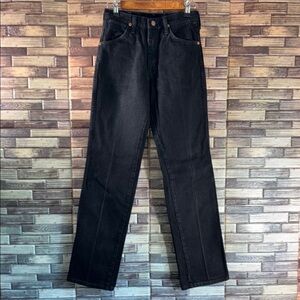 Vintage Wrangler Men’s 26x32 Black Denim Jeans
